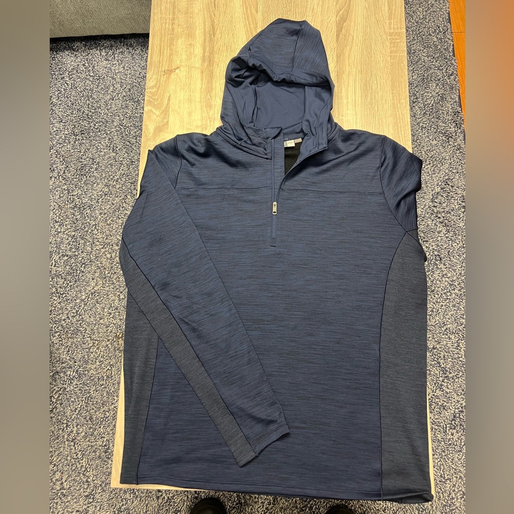 KJUS Men’s Liam 1/4 Zip Hoodie - Size XL
